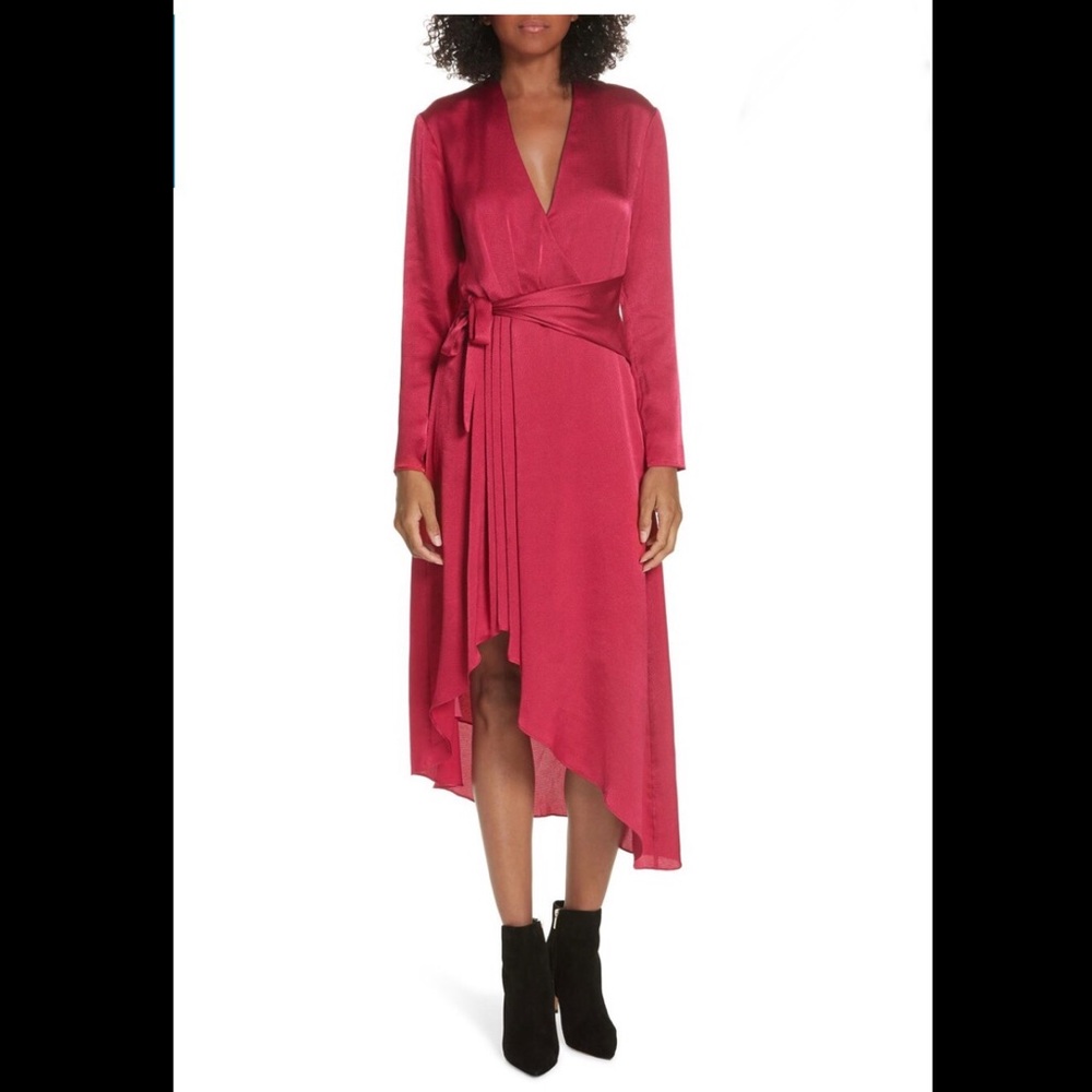 Equipment Adisa Asymmetrical Wrap Dress - Picture 1 of 10